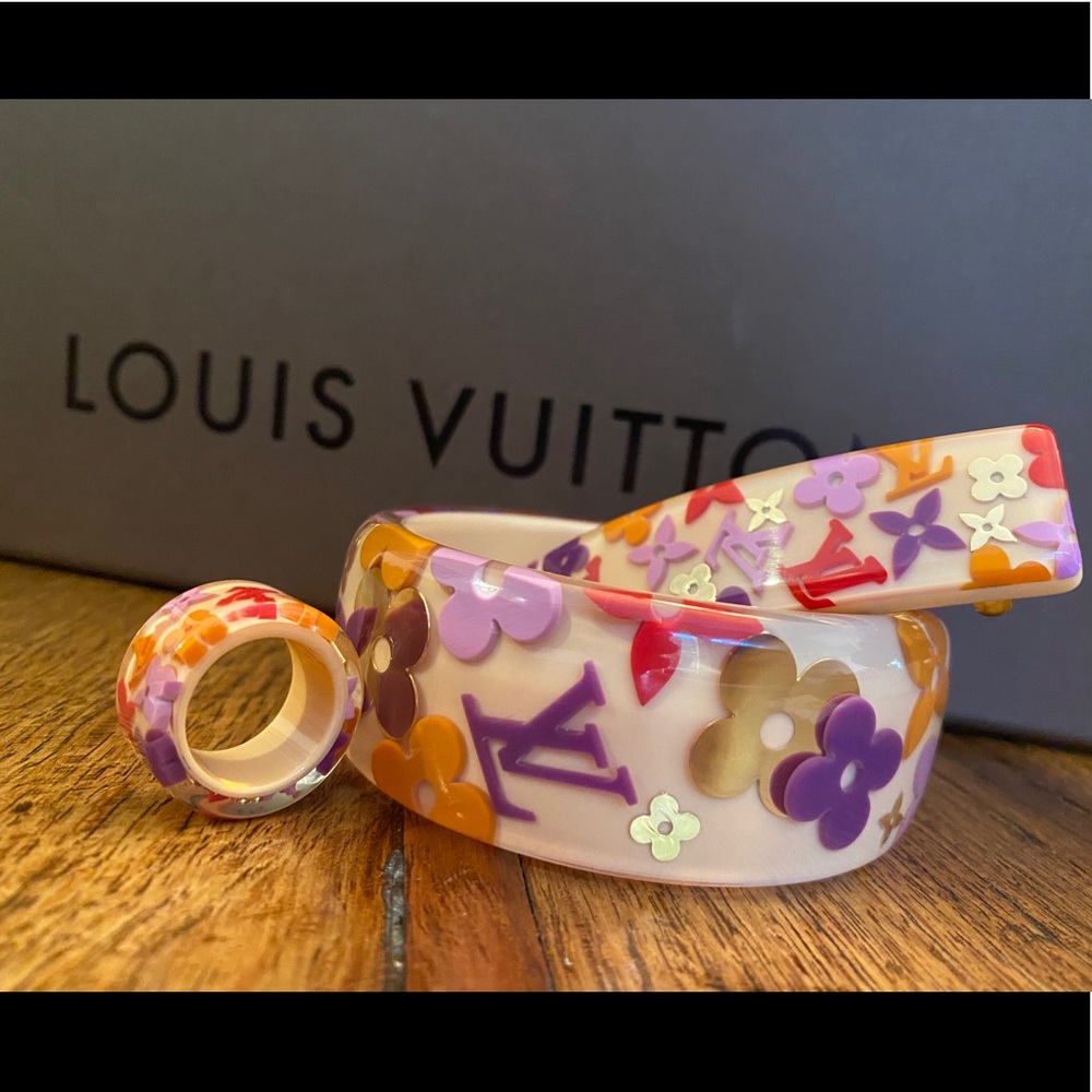 AUTHENTIC Louis Vuitton Inclusion Bangle-Wide - Picture 2 of 4
